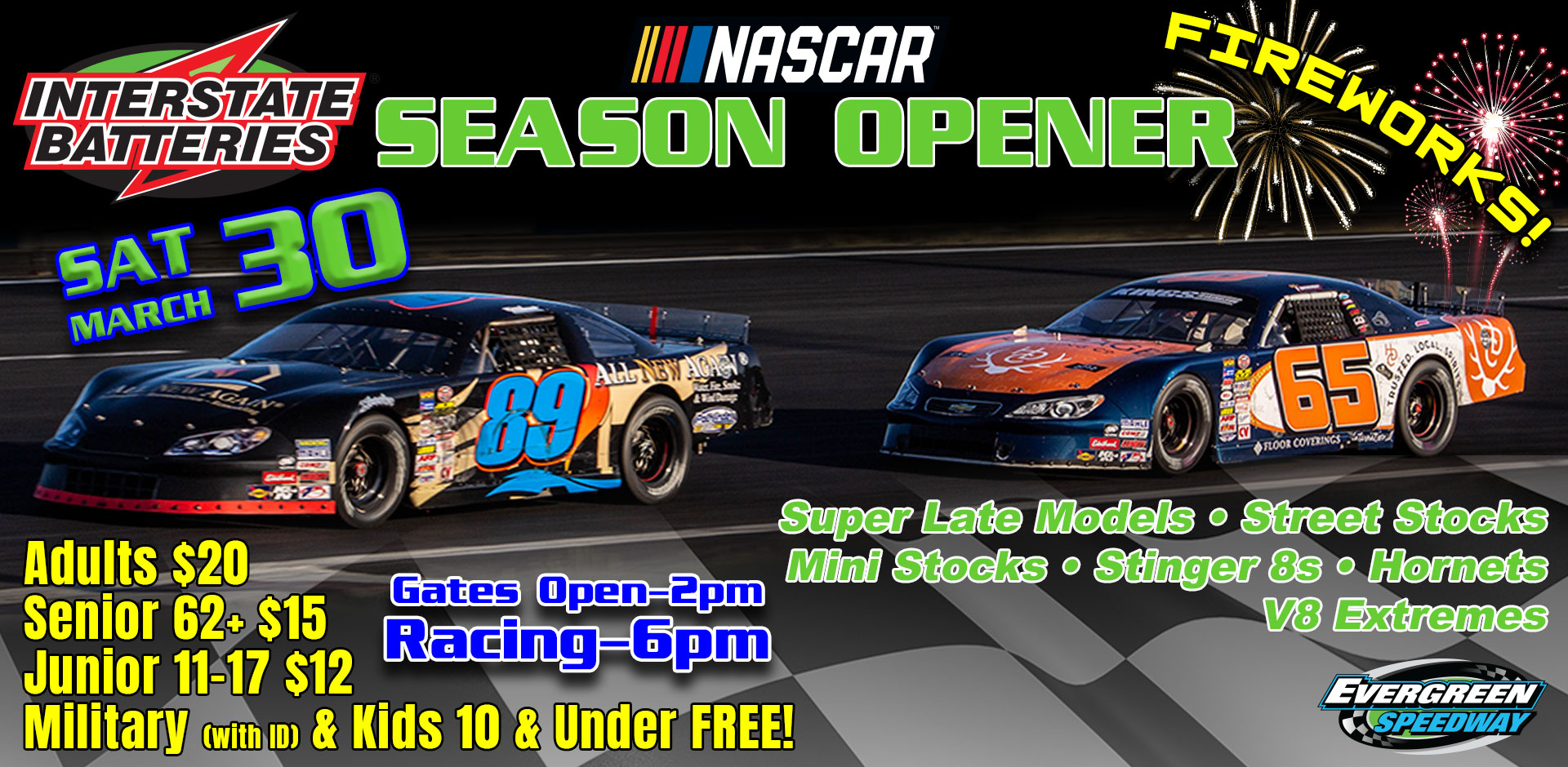 Interstate Batteries NASCAR Season Opener 1 Evergreen Speedway interstate-batteries-nascar-season-opener-1-evergreen-speedway