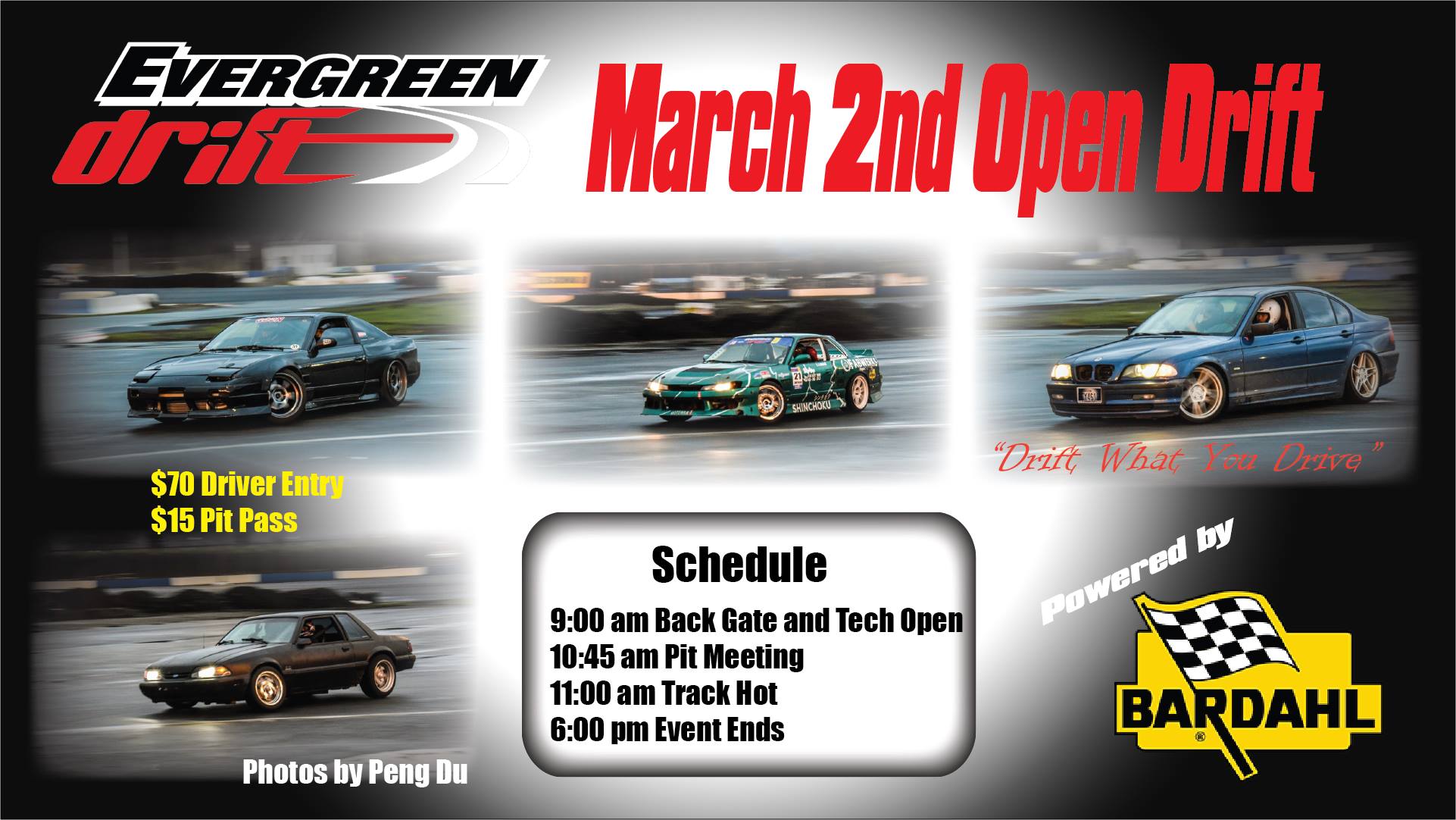 March Nd Open Drift Evergreen Speedway