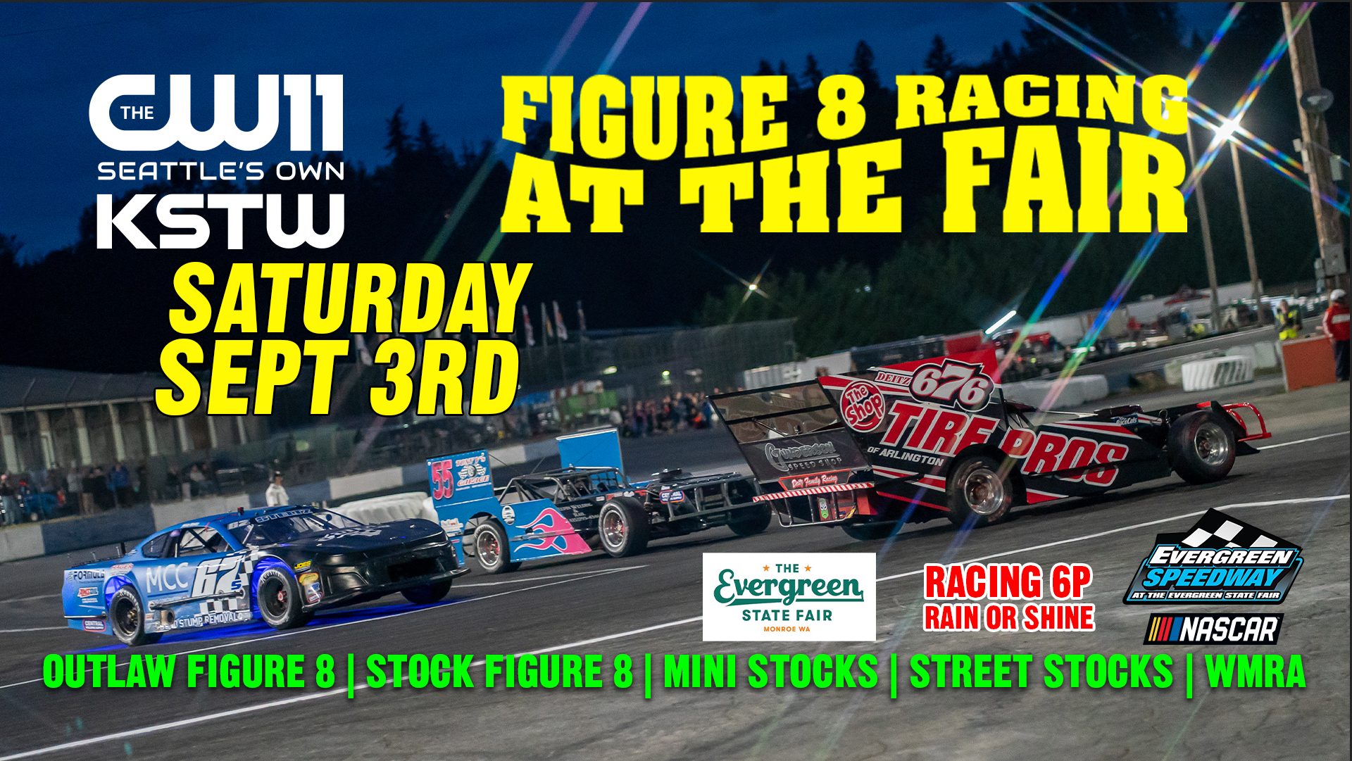 September 3rd, 2022 NASCAR Races at the FAIR – Evergreen Speedway