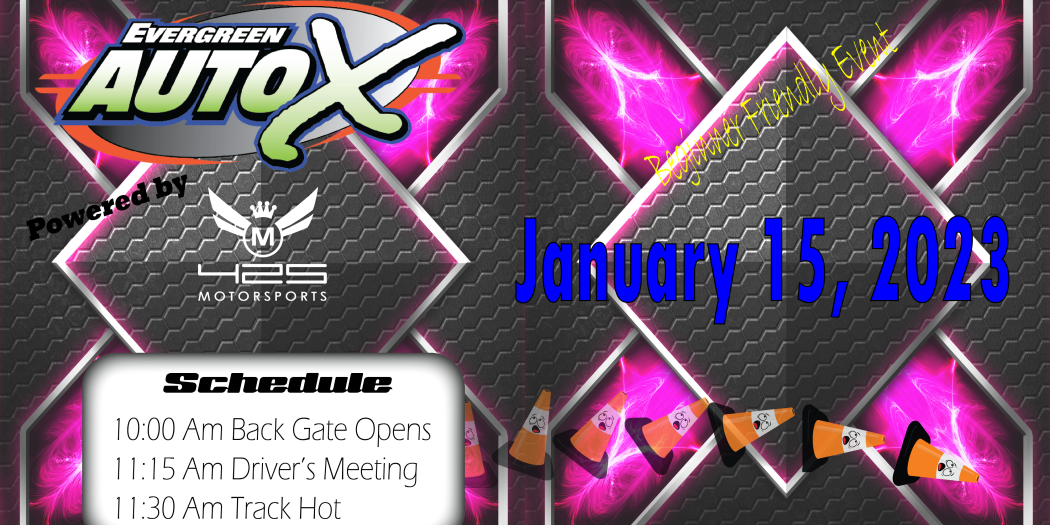 2023, January 15th Auto X Powered by 425 Motorsports Evergreen Speedway