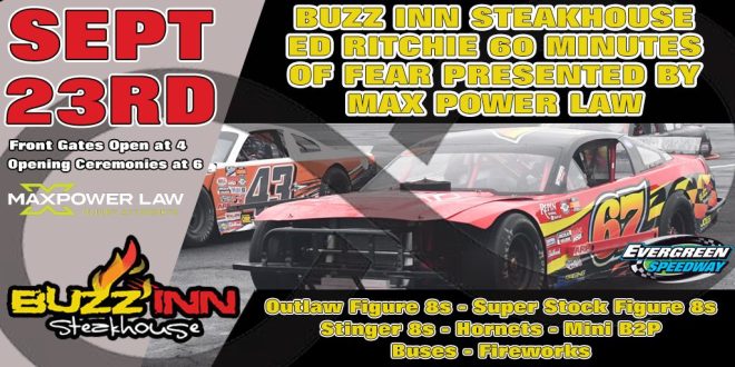 September 23rd, 2023 Buzz Inn Steakhouse Ed Ritchie 60 Minutes of FEAR Presented by Max Power Law