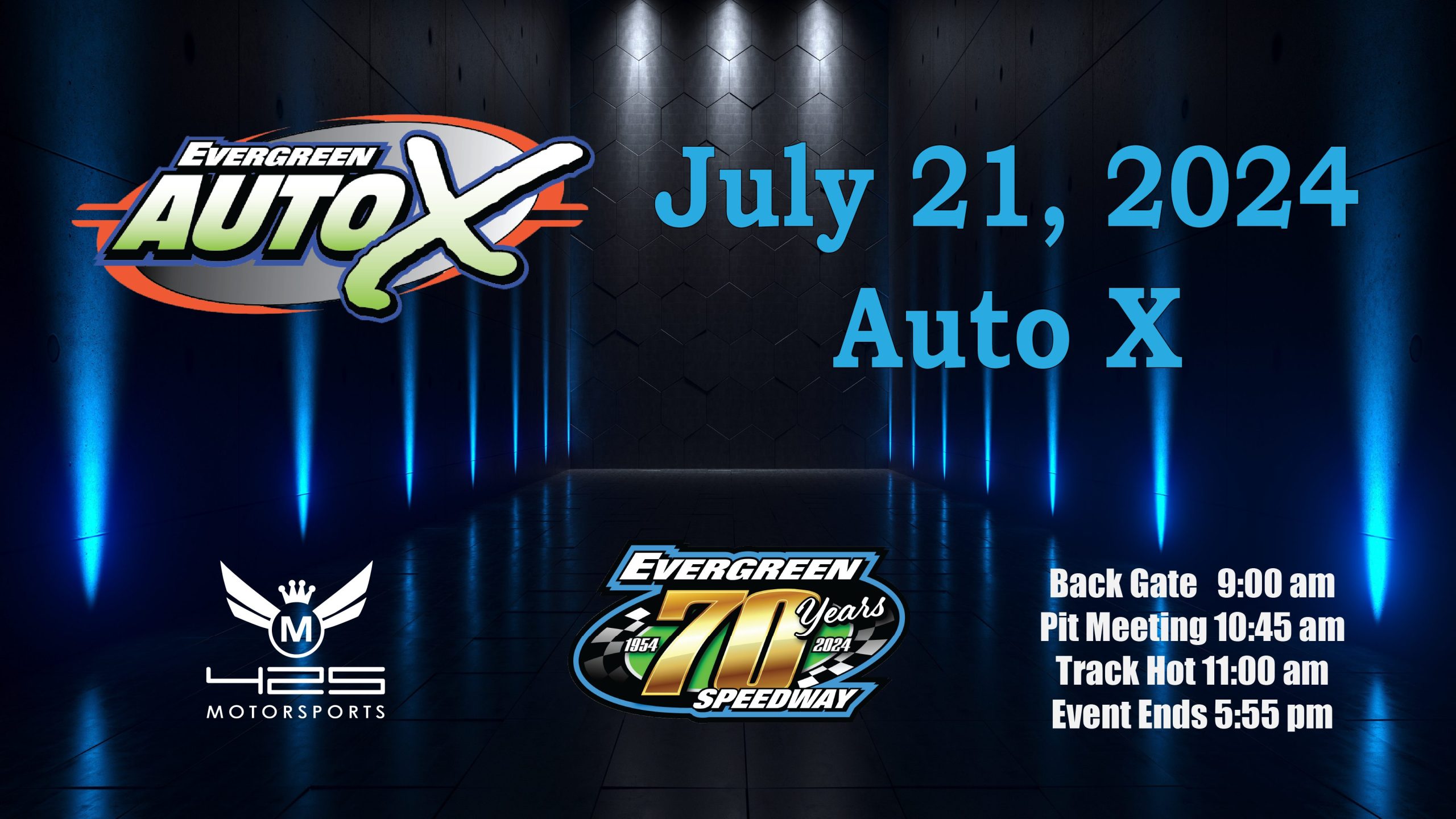 2024, July 21st Auto X Powered by 425 Motorsports Evergreen Speedway